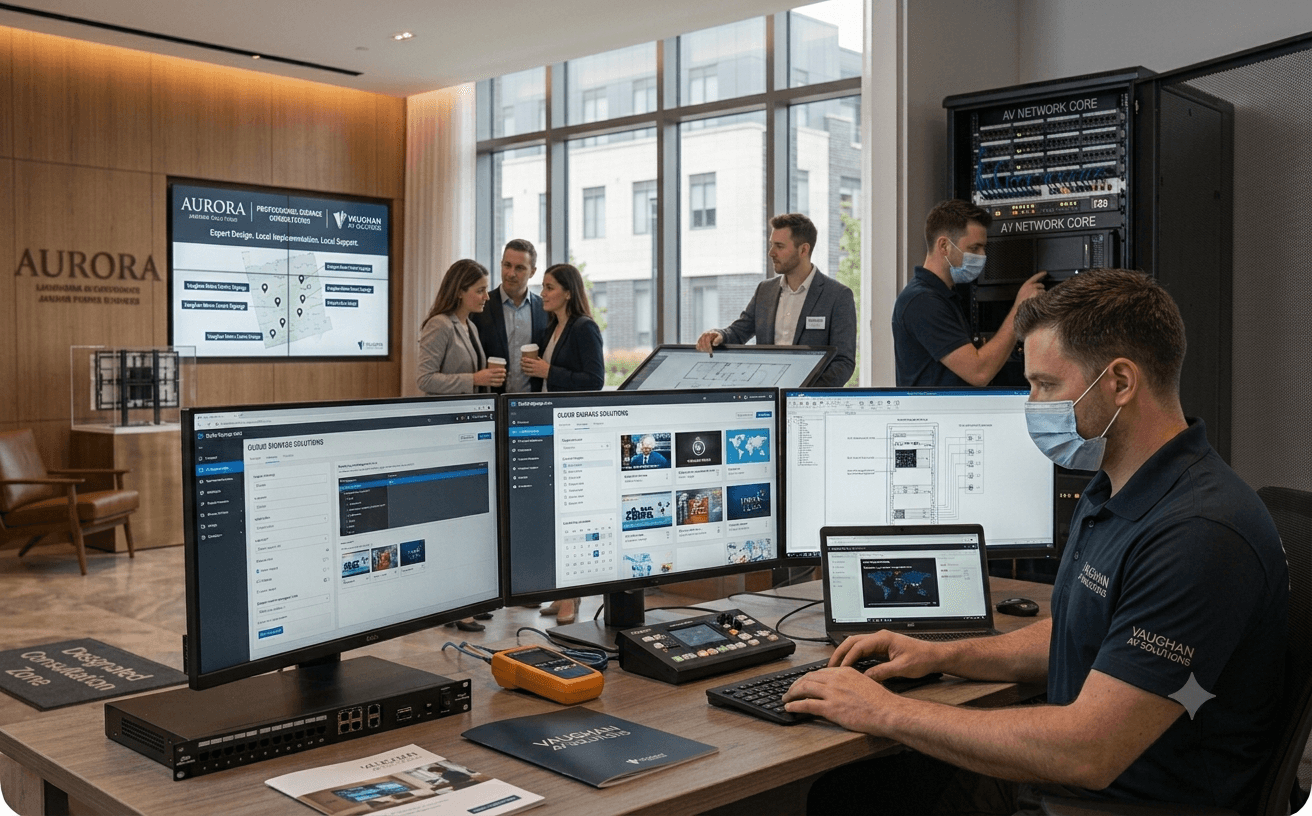 Professional Digital Signage Installation and Consultation in Vaughan
